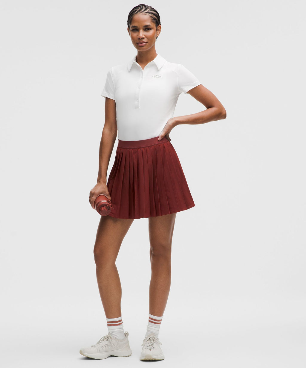 High-Rise Pleated Tennis Skirt *Long