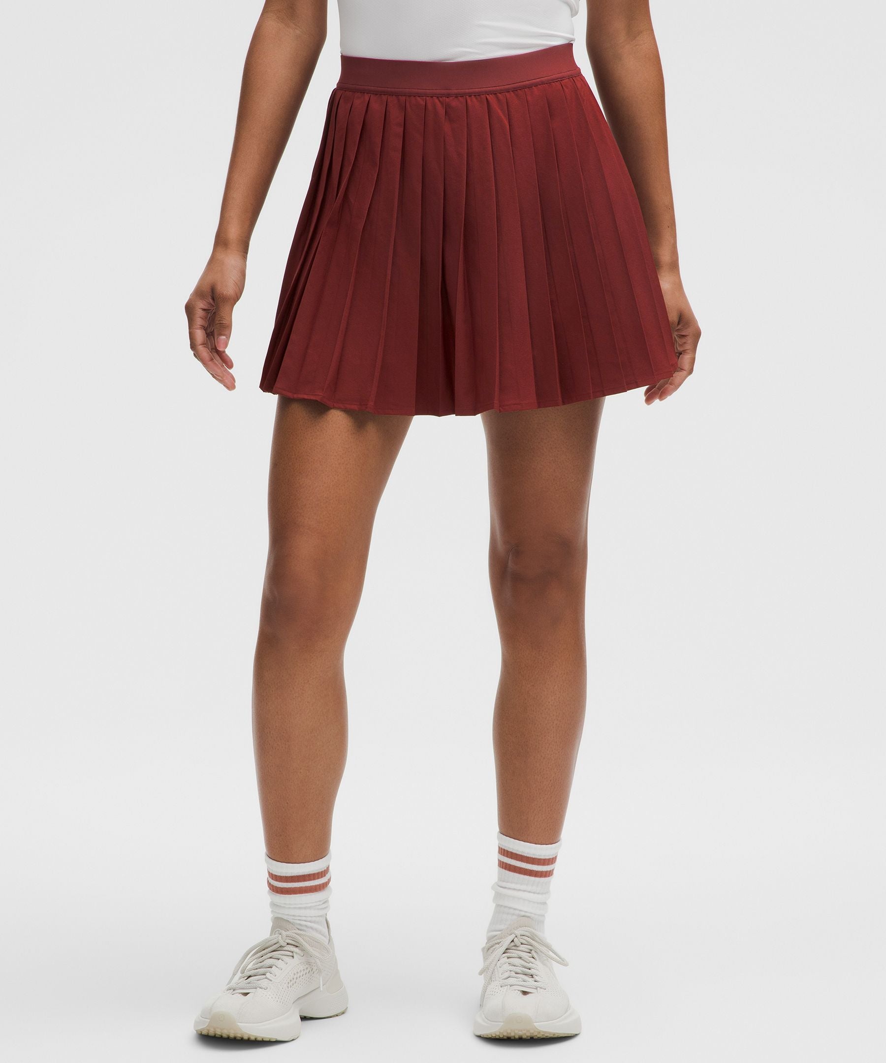 High-Rise Pleated Tennis Skirt *Long