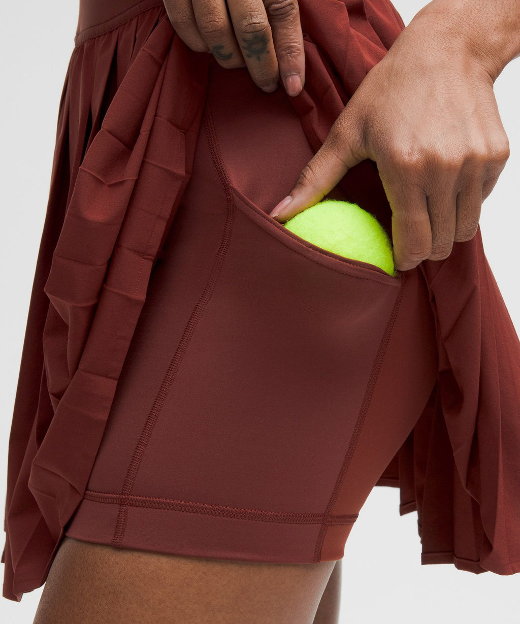 High-Rise Pleated Tennis Skirt *Long
