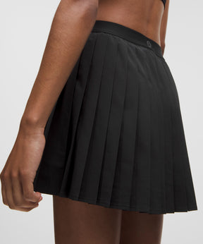 High-Rise Pleated Tennis Skirt *Long