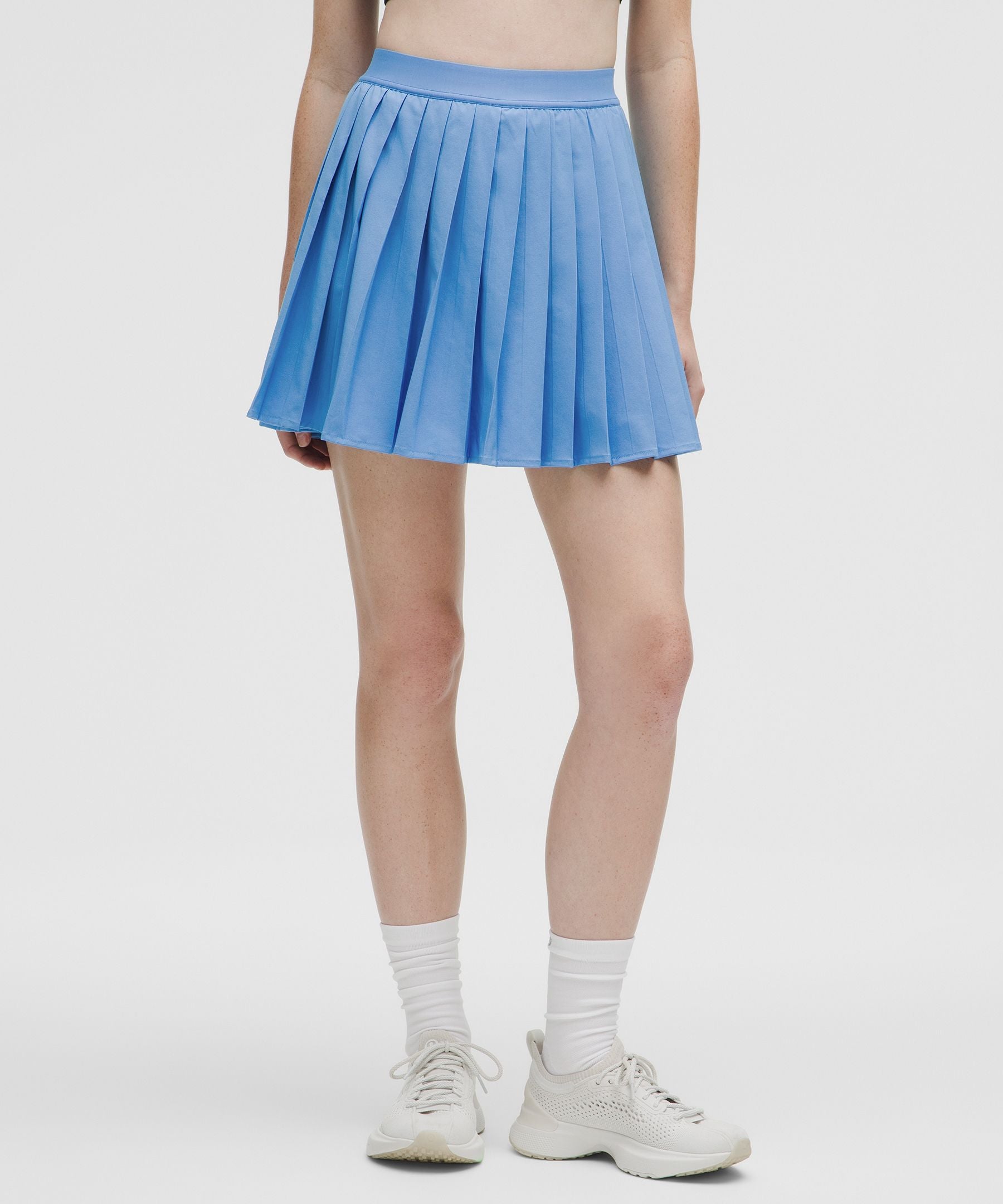 High-Rise Pleated Tennis Skirt *Long