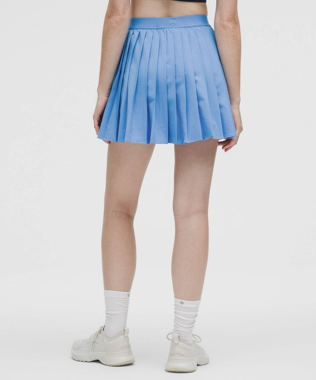 High-Rise Pleated Tennis Skirt *Long