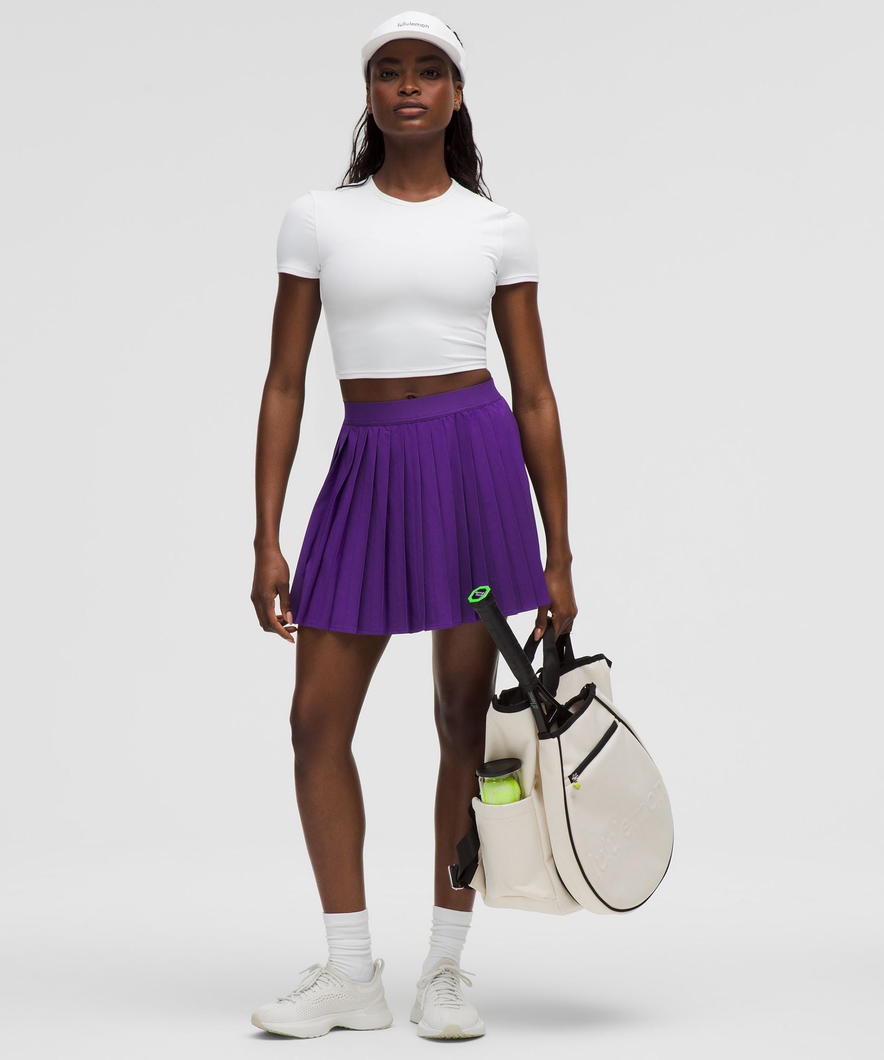 High-Rise Pleated Tennis Skirt *Long