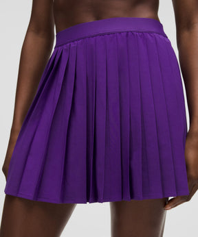High-Rise Pleated Tennis Skirt *Long
