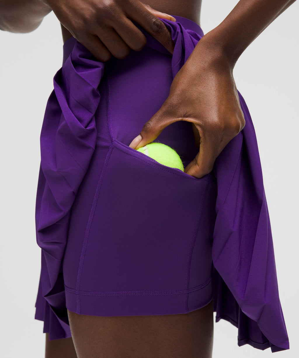 High-Rise Pleated Tennis Skirt *Long