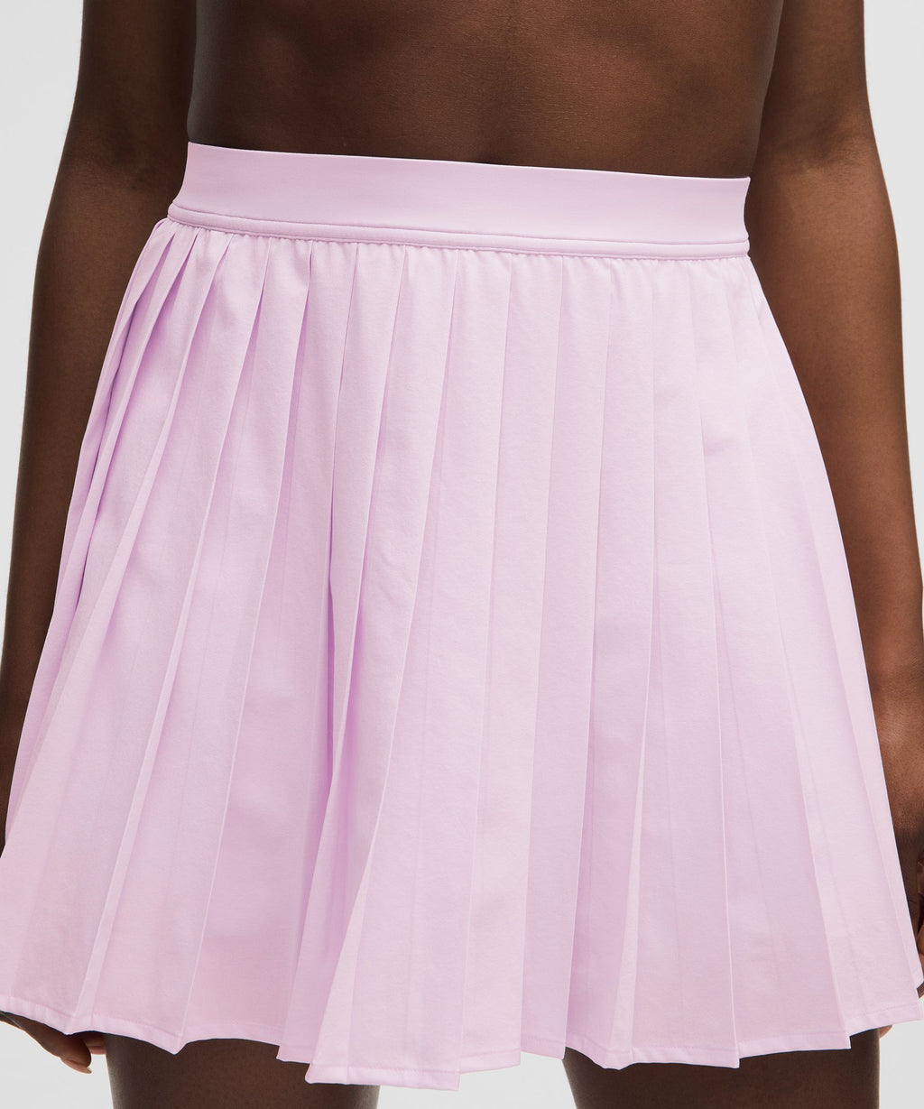 High-Rise Pleated Tennis Skirt *Long