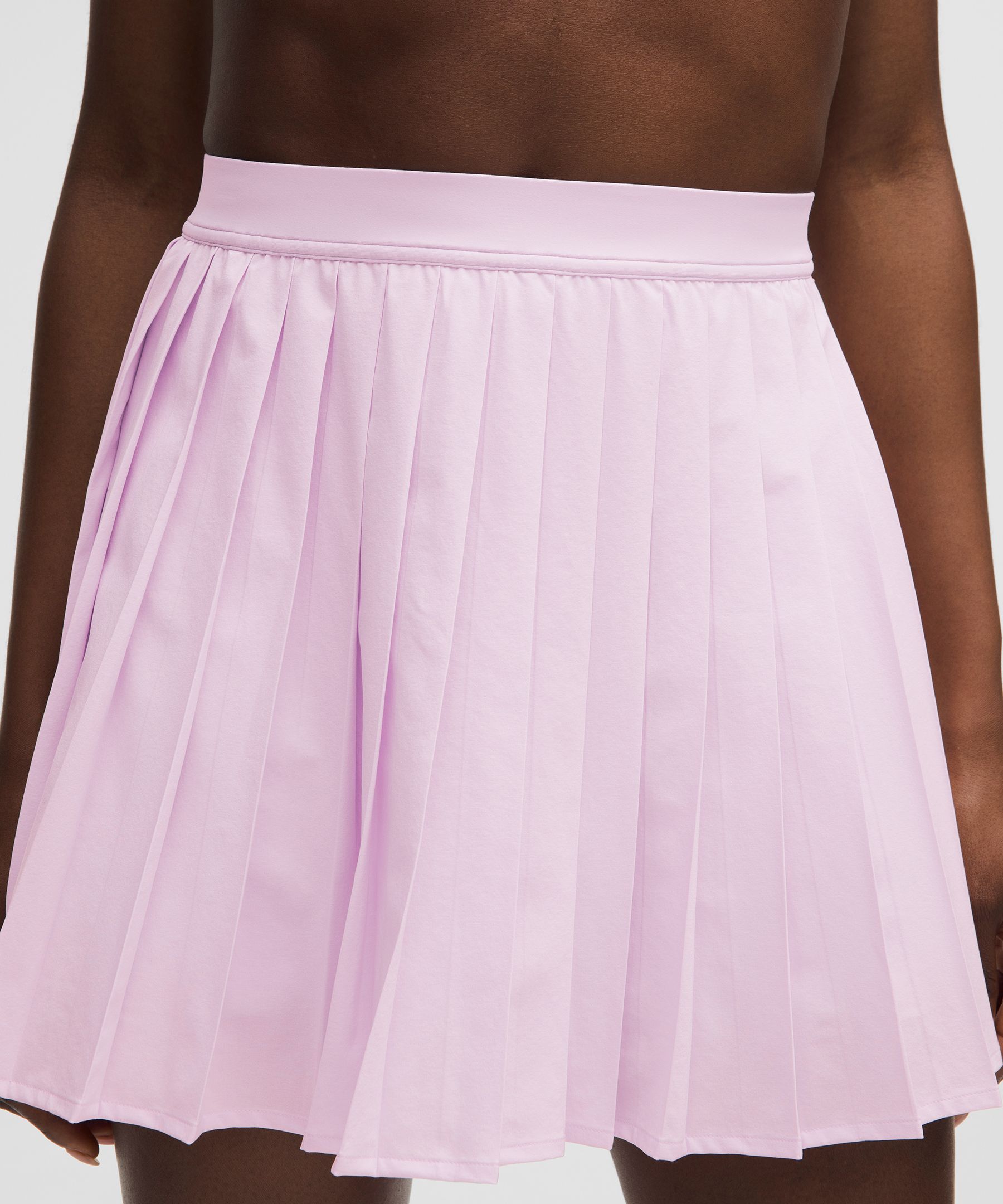High-Rise Pleated Tennis Skirt *Long