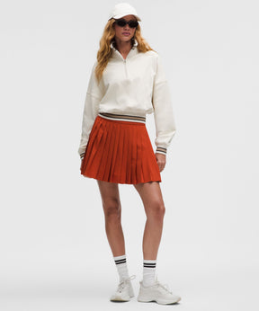 High-Rise Pleated Tennis Skirt *Long