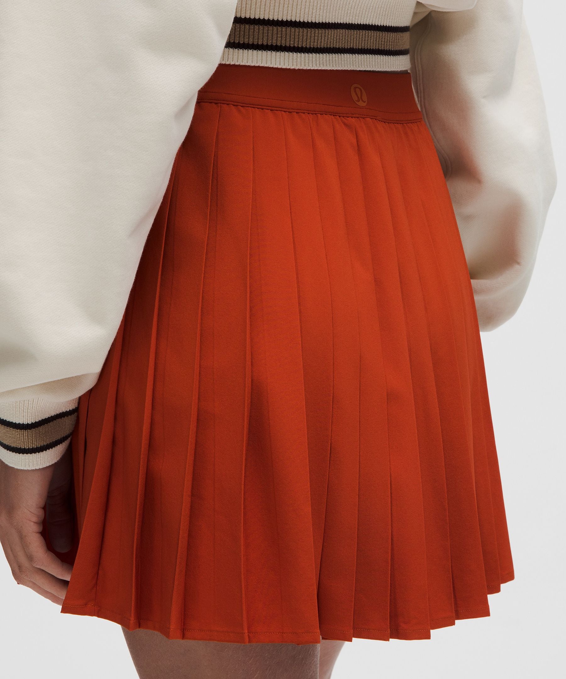 High-Rise Pleated Tennis Skirt *Long
