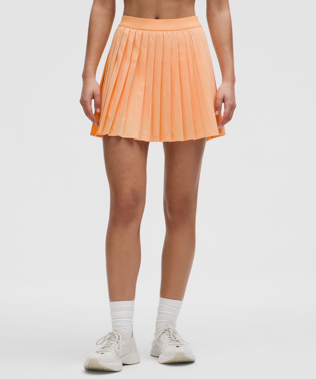 High-Rise Pleated Tennis Skirt *Long