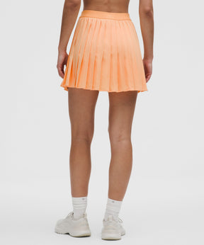High-Rise Pleated Tennis Skirt *Long