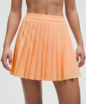 High-Rise Pleated Tennis Skirt *Long