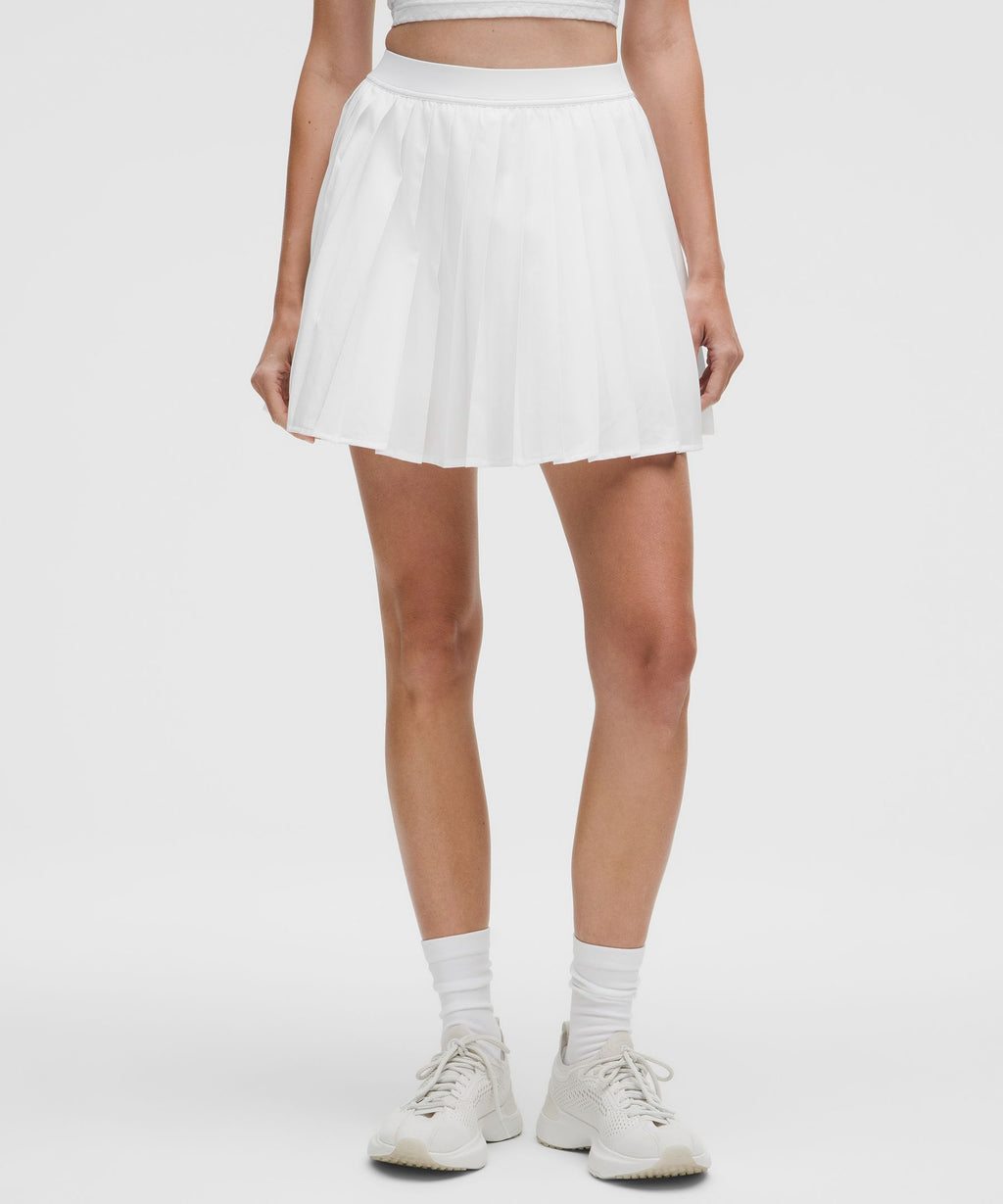 High-Rise Pleated Tennis Skirt *Long