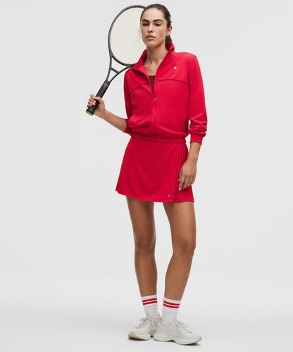 Side-Pleat High-Rise Tennis Skirt *Regular