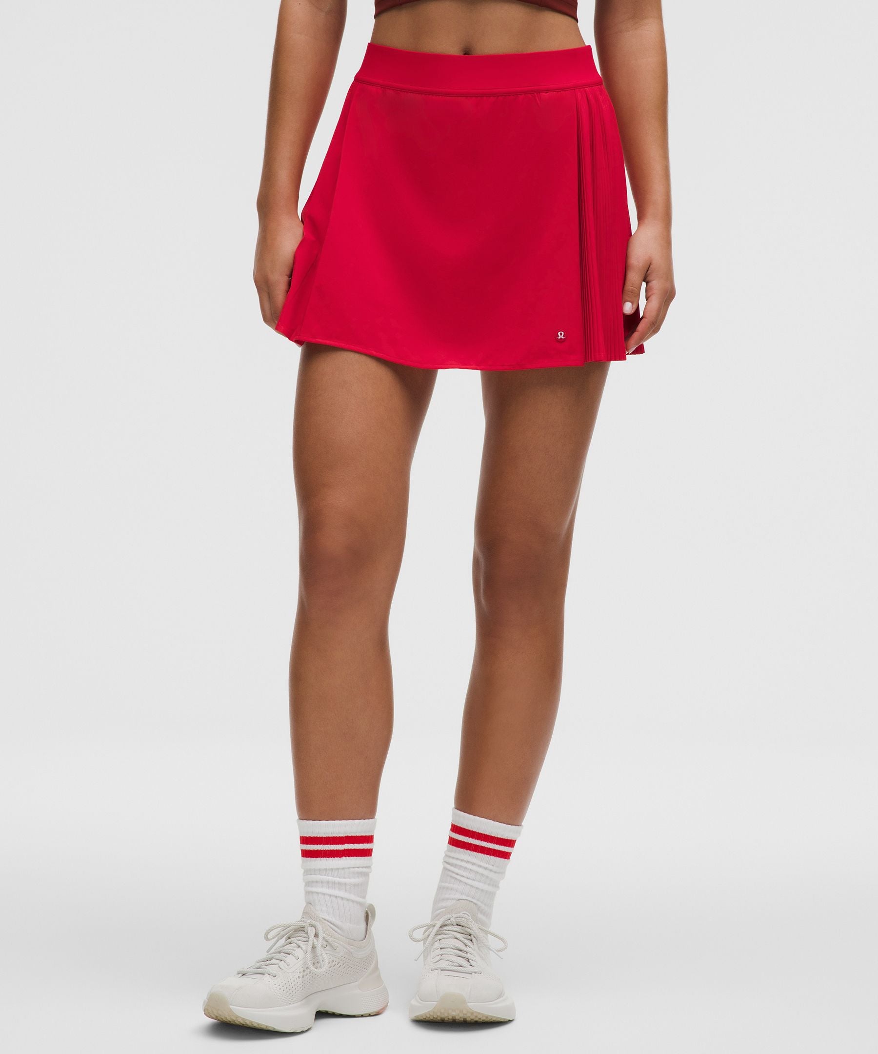 Side-Pleat High-Rise Tennis Skirt *Regular