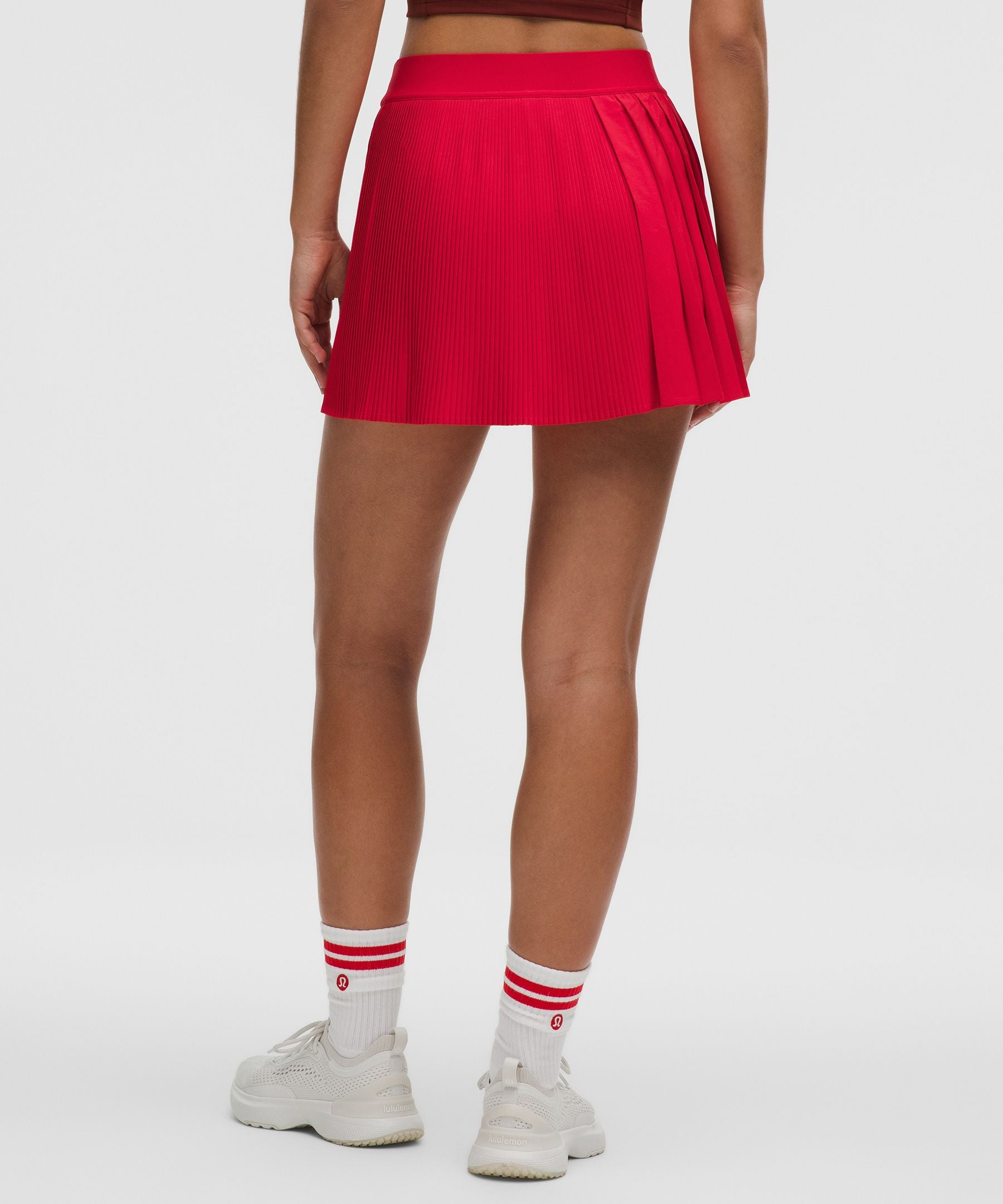 Side-Pleat High-Rise Tennis Skirt *Regular