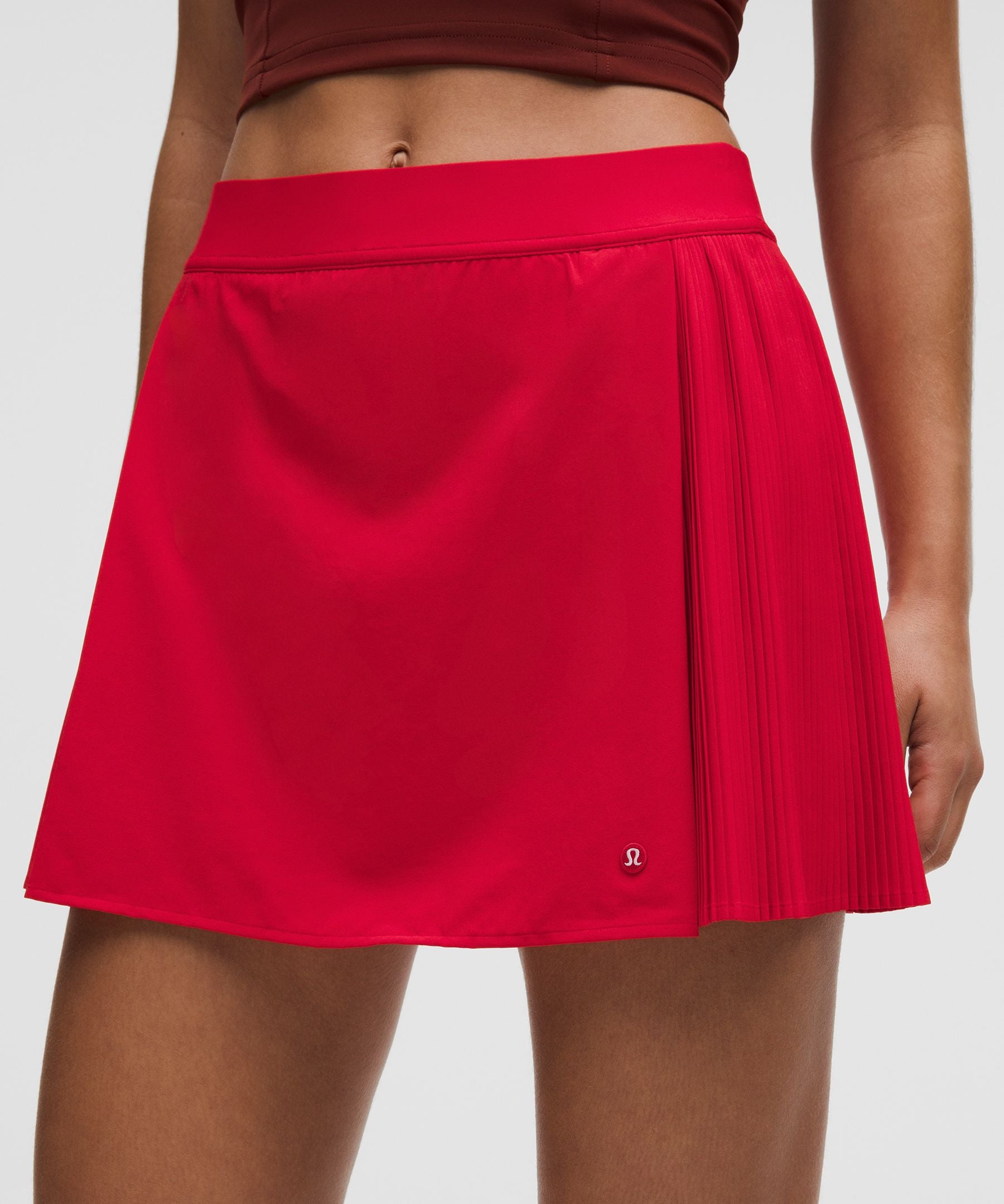Side-Pleat High-Rise Tennis Skirt *Regular