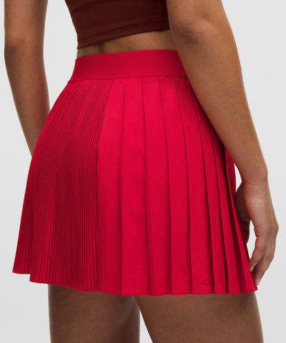Side-Pleat High-Rise Tennis Skirt *Regular