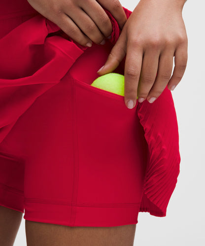 Side-Pleat High-Rise Tennis Skirt *Regular