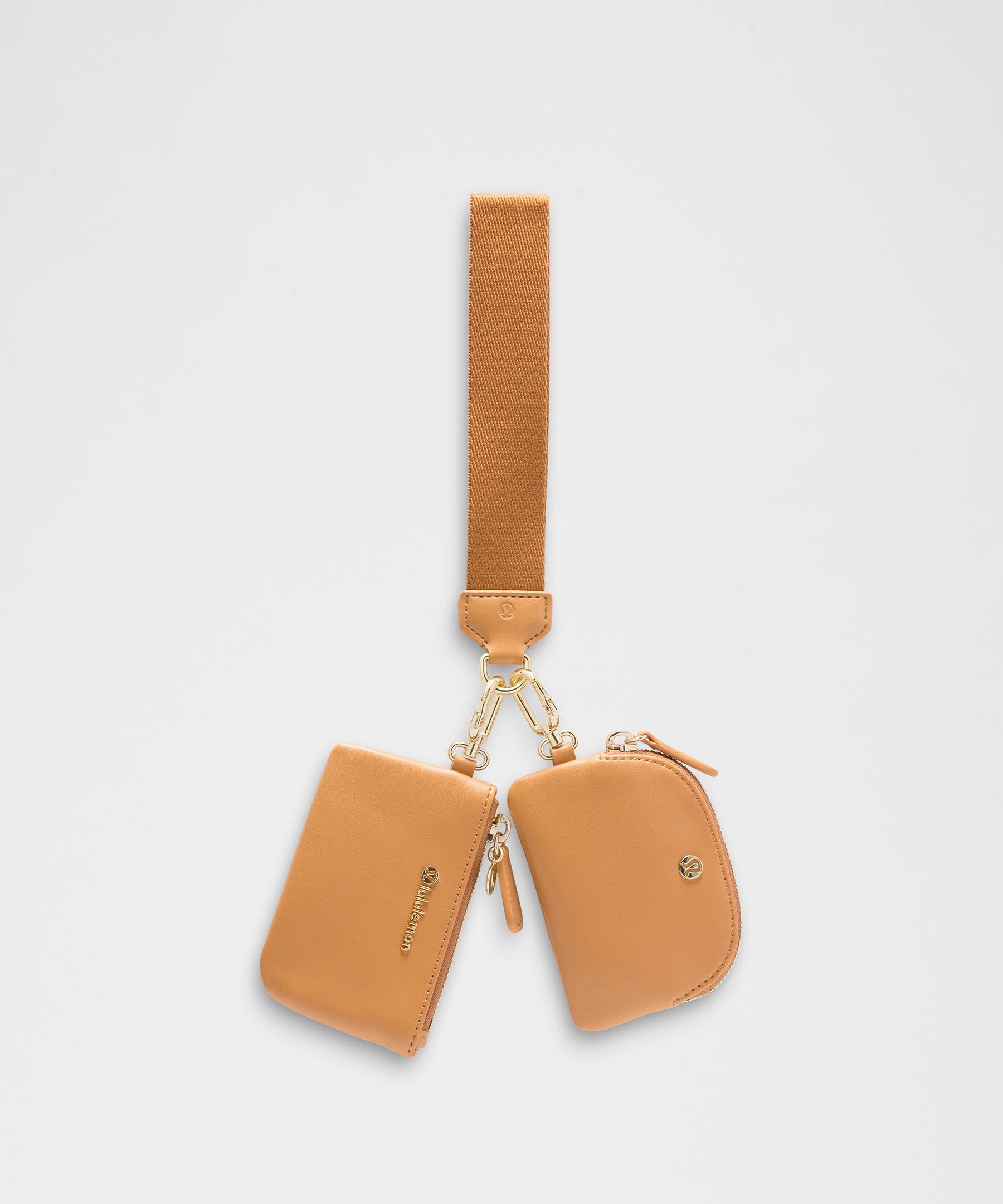 Dual Pouch Wristlet *Leather Alternative