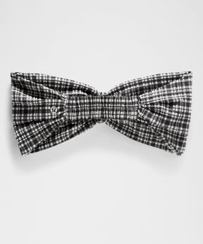 Women's Seersucker Check Gathered Headband
