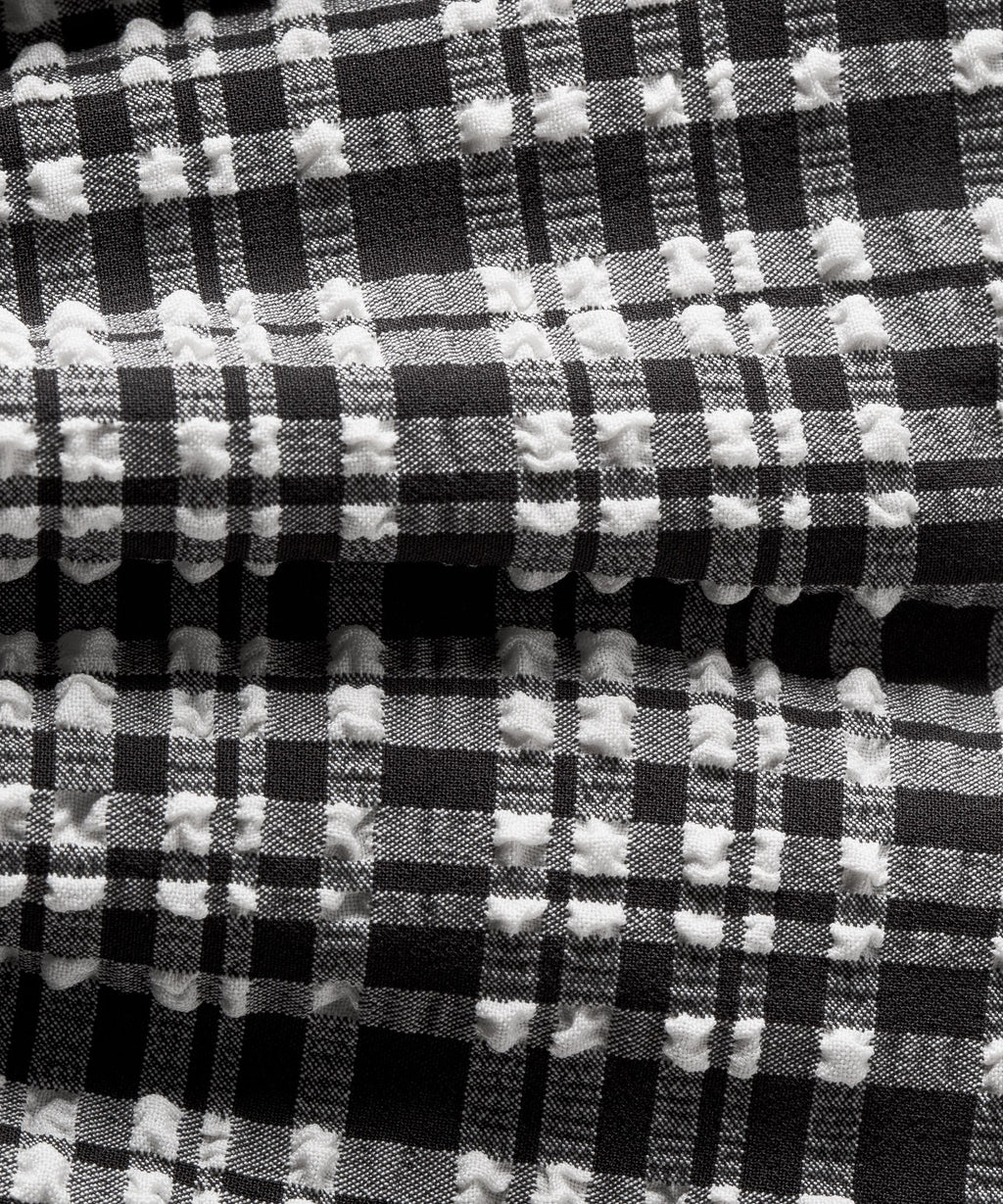 Women's Seersucker Check Gathered Headband