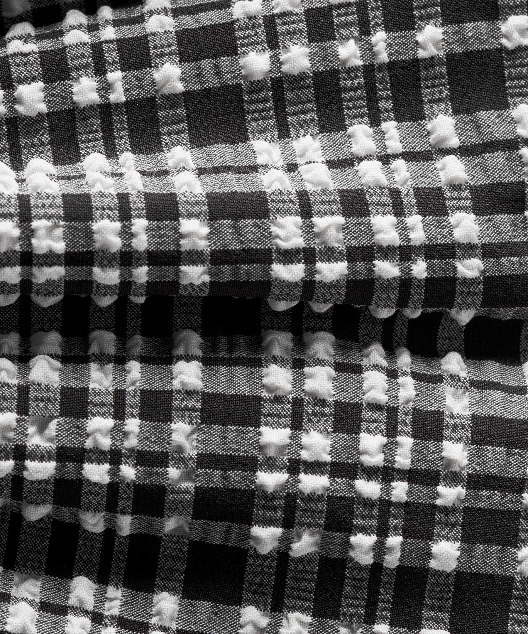 Women's Seersucker Check Gathered Headband