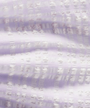 Women's Seersucker Check Gathered Headband