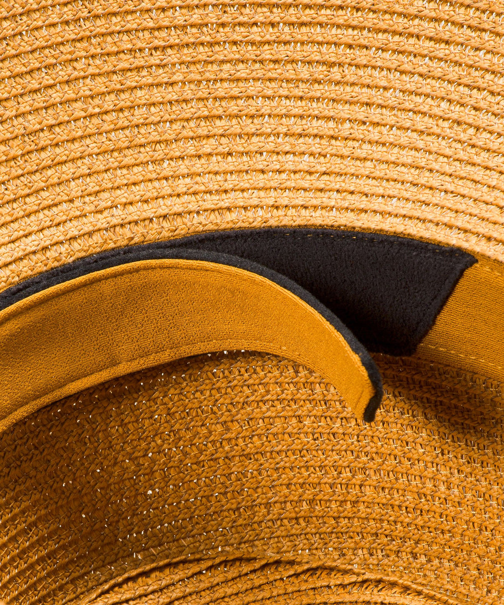 Women's Paper Straw Removable Sweatband Hat