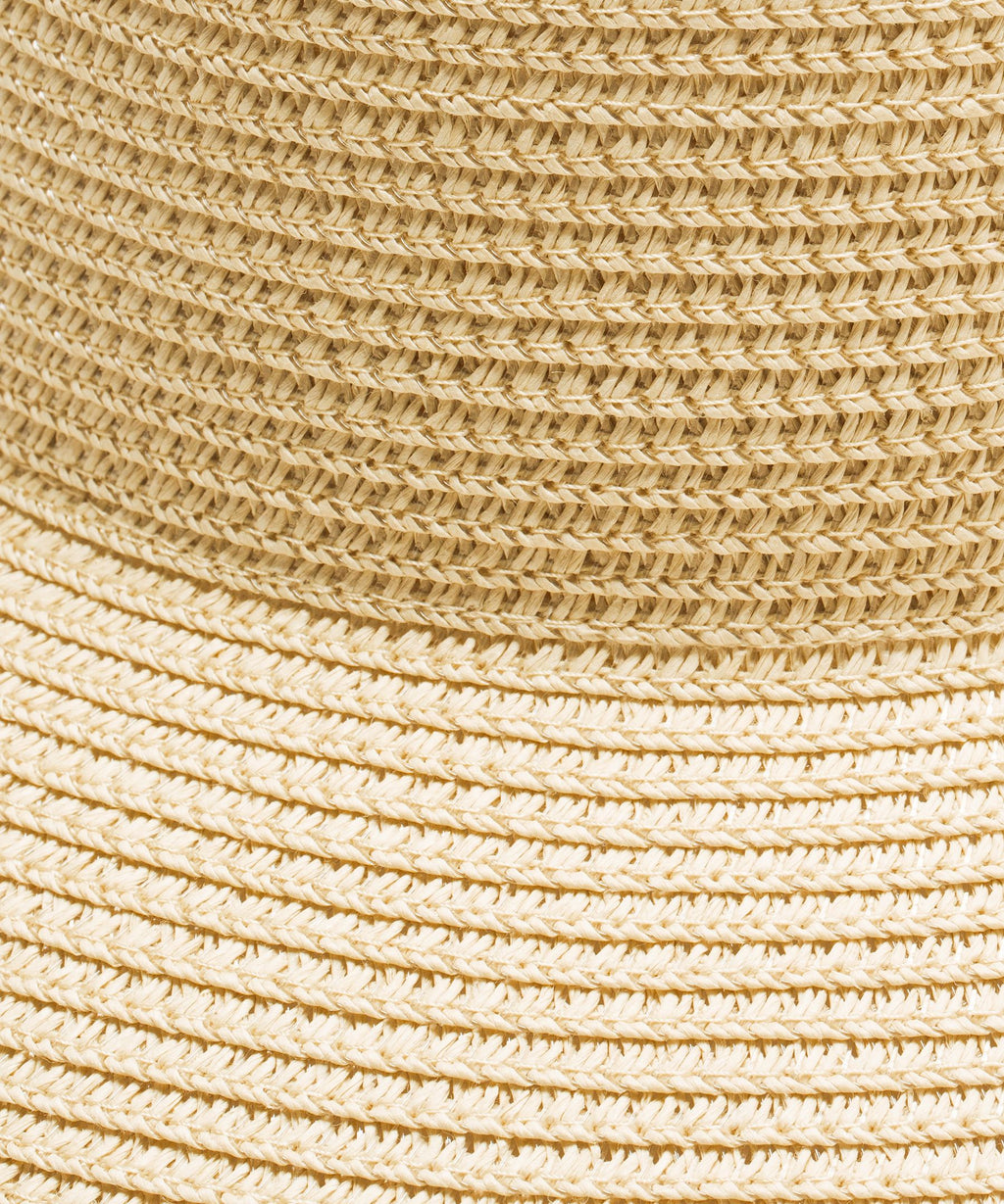 Women's Paper Straw Removable Sweatband Hat