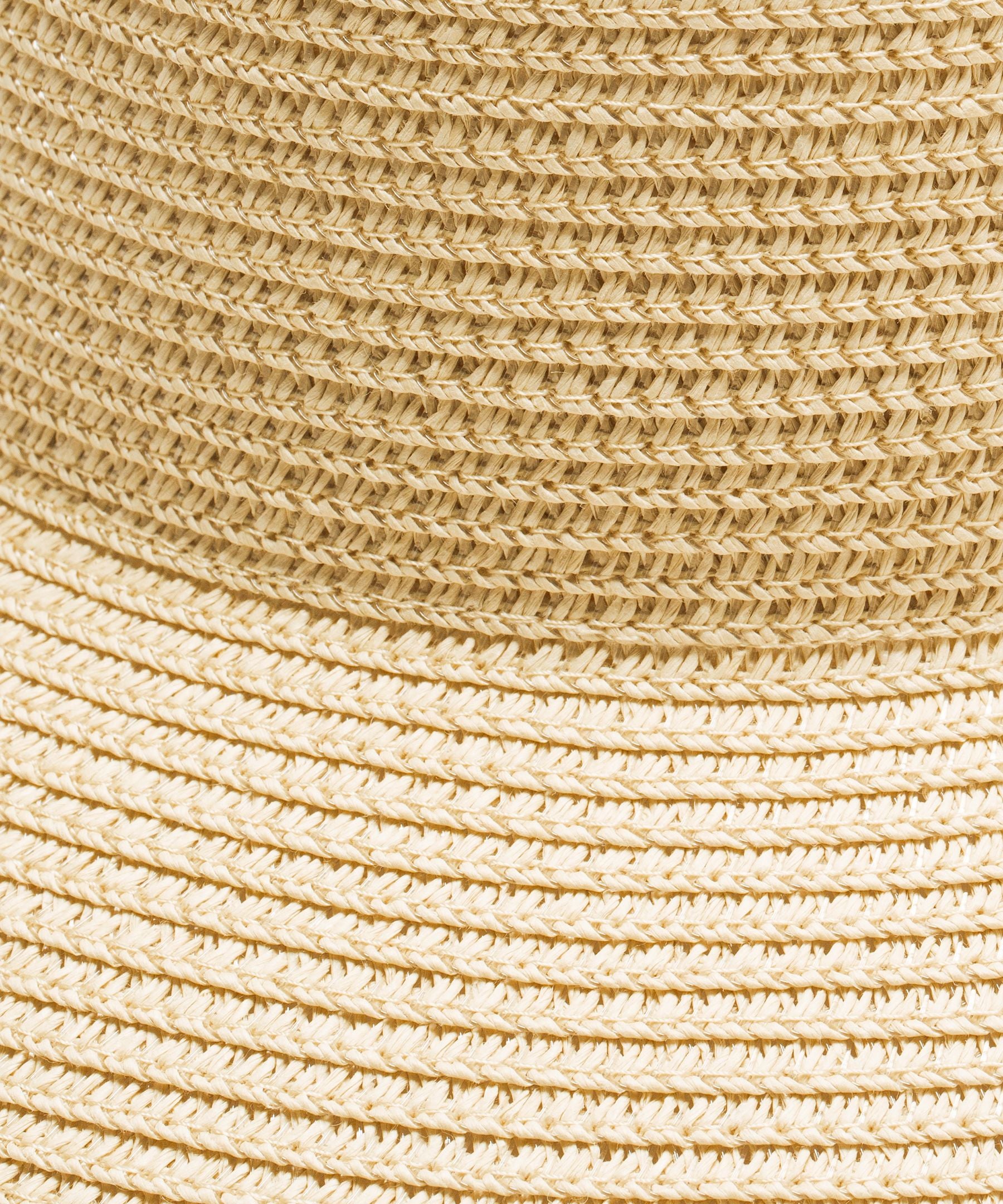 Women's Paper Straw Removable Sweatband Hat