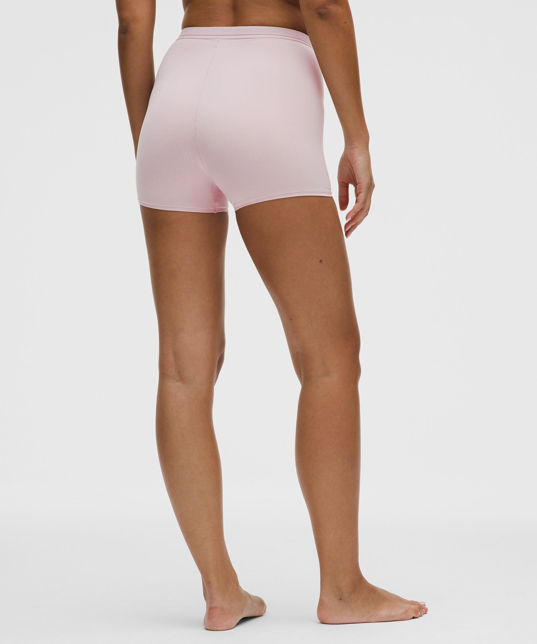 Stretch Cotton Ribbed Logo Super-High-Rise Shortie Underwear