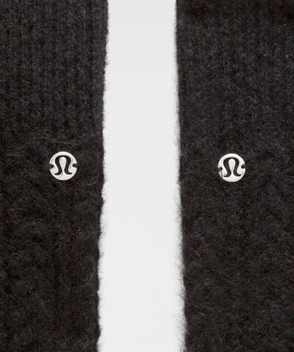 Wool-Blend Cable-Knit Leg Warmers