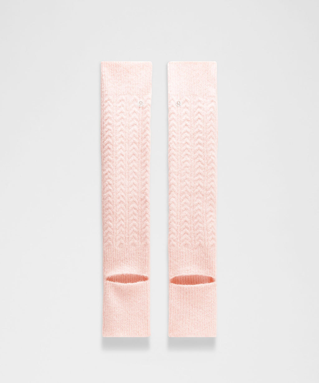 Wool-Blend Cable-Knit Leg Warmers