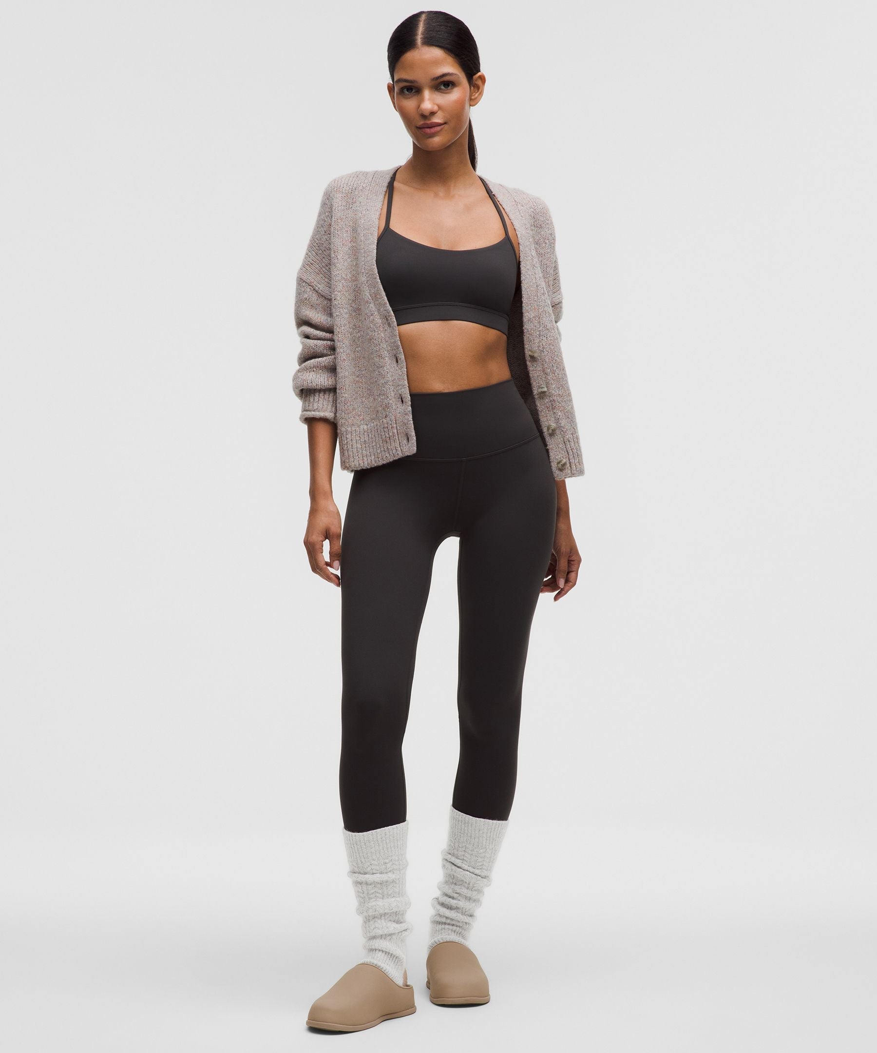 Wool-Blend Cable-Knit Leg Warmers