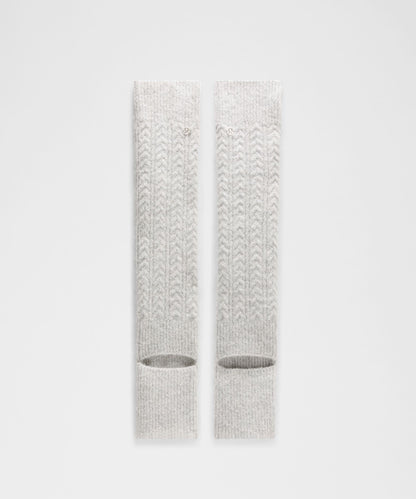 Wool-Blend Cable-Knit Leg Warmers