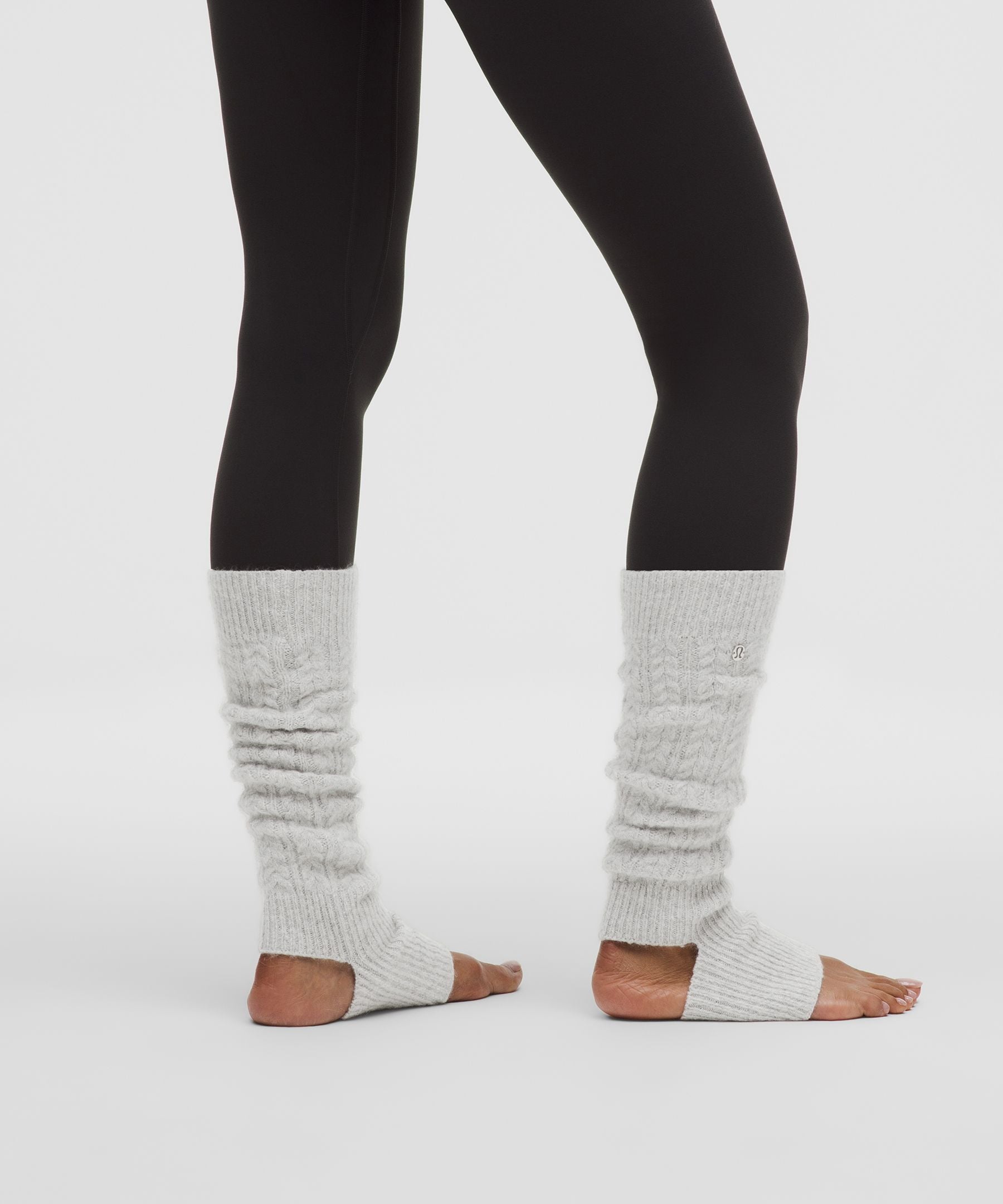 Wool-Blend Cable-Knit Leg Warmers