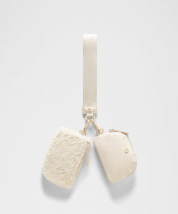Dual Pouch Wristlet *Plush Fleece