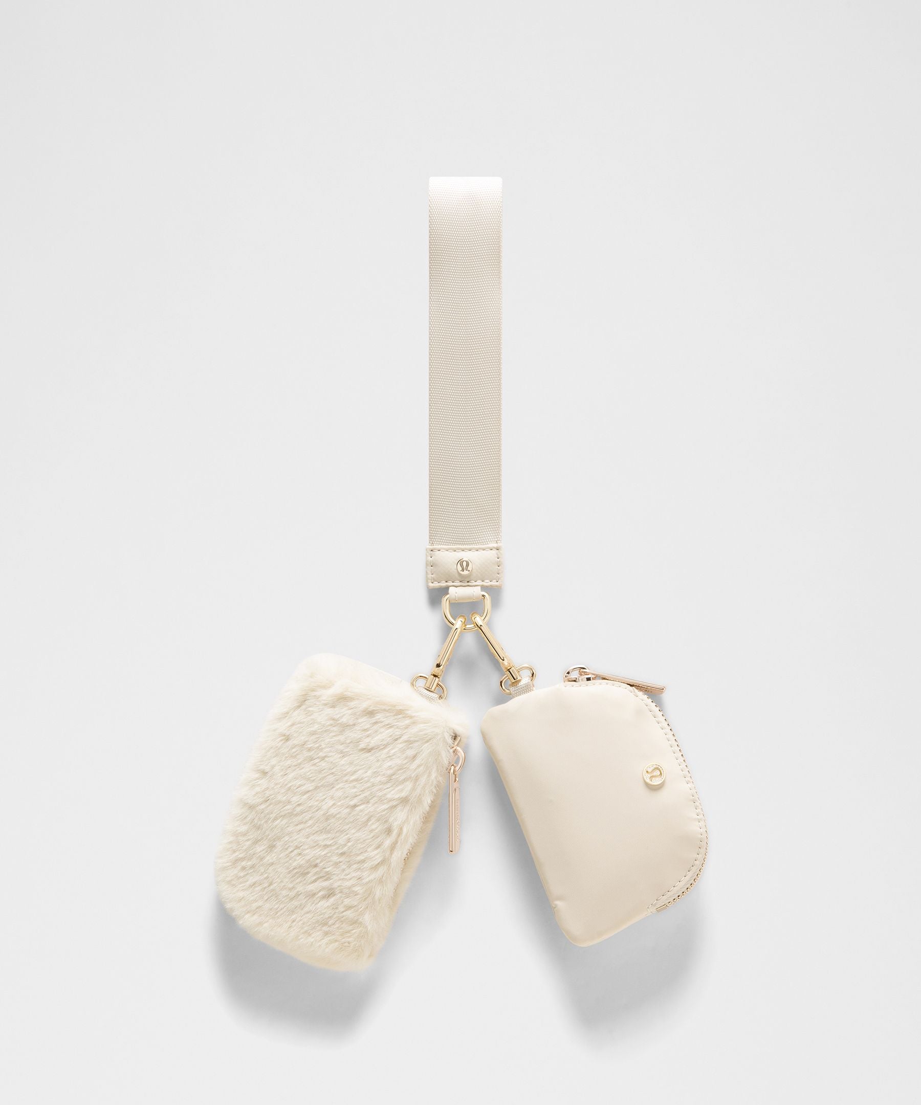 Dual Pouch Wristlet *Plush Fleece
