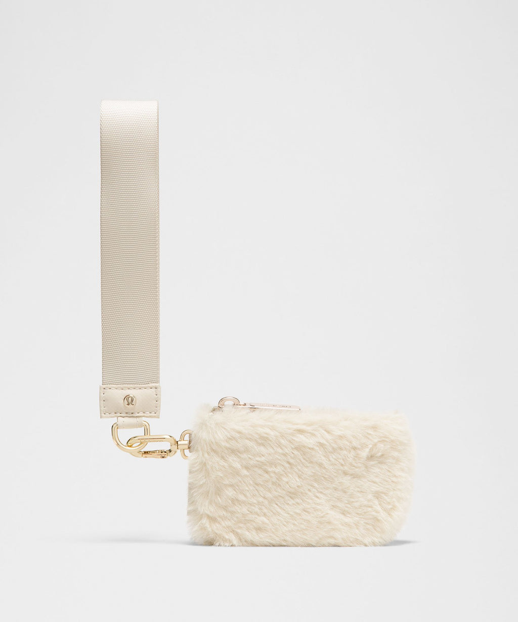 Dual Pouch Wristlet *Plush Fleece