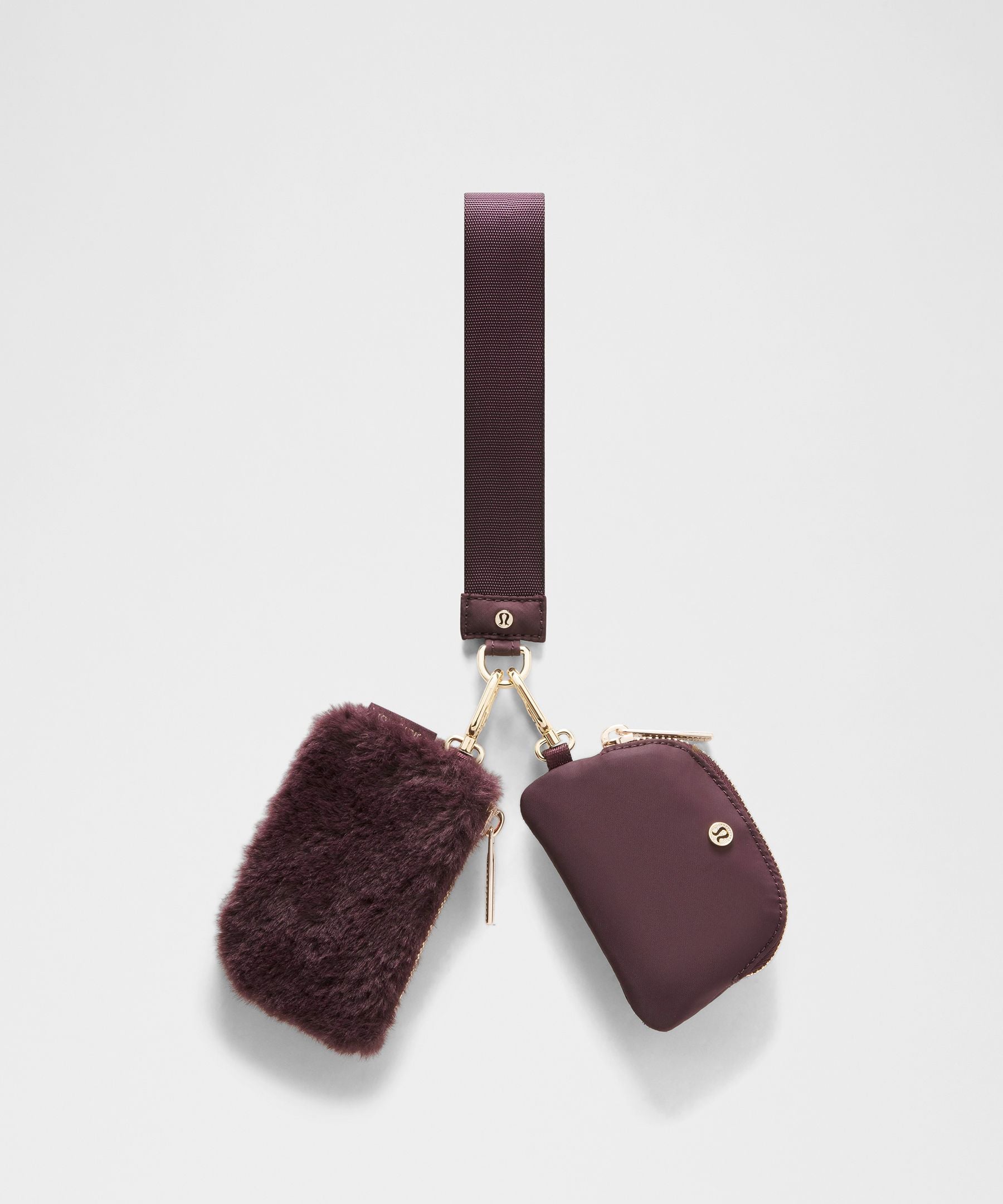 Dual Pouch Wristlet *Plush Fleece