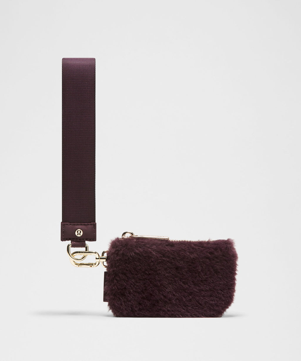 Dual Pouch Wristlet *Plush Fleece