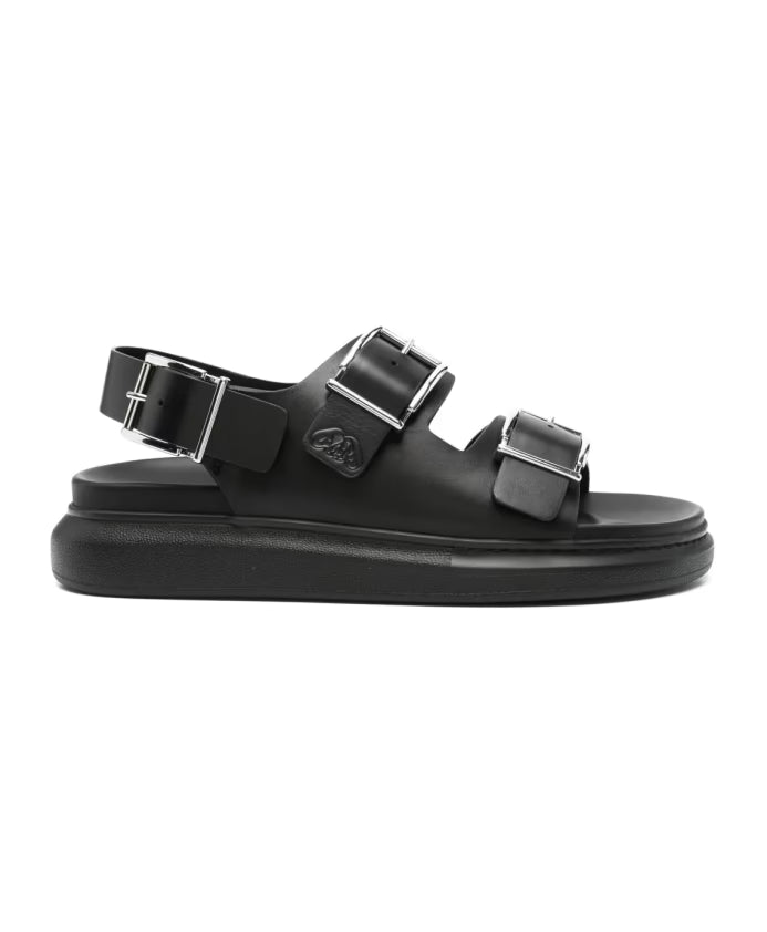 Black/Silver Sandal 1081