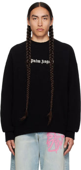 Black Embroidered Sweater