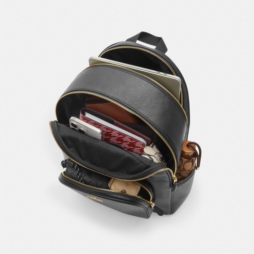 Large Court Backpack In Signature Canvas