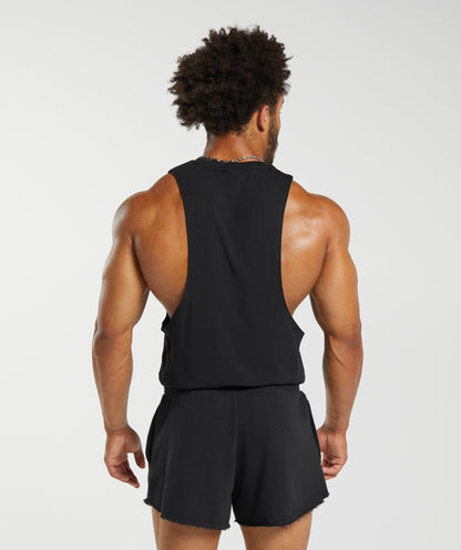 Gymshark Legacy Drop Arm Tank - Black
