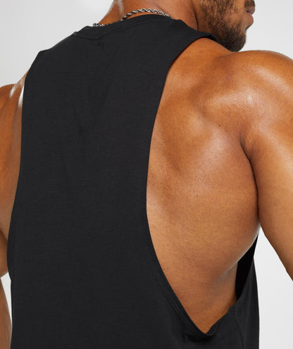 Gymshark Legacy Drop Arm Tank - Black