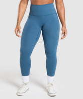 Gymshark Legacy Logo Leggings - Success Blue