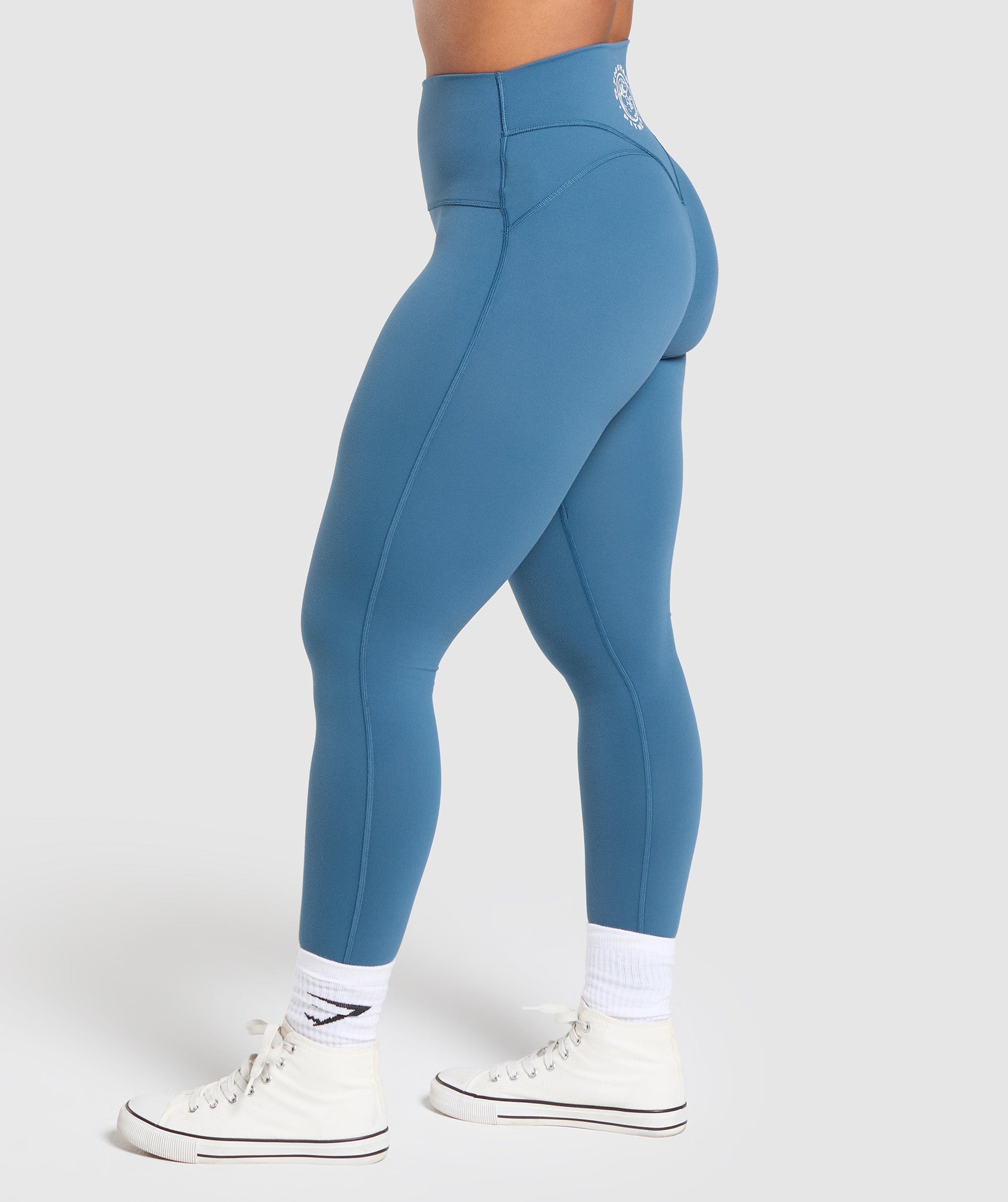 Gymshark Legacy Logo Leggings - Success Blue