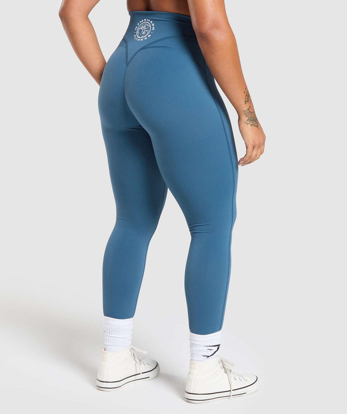 Gymshark Legacy Logo Leggings - Success Blue